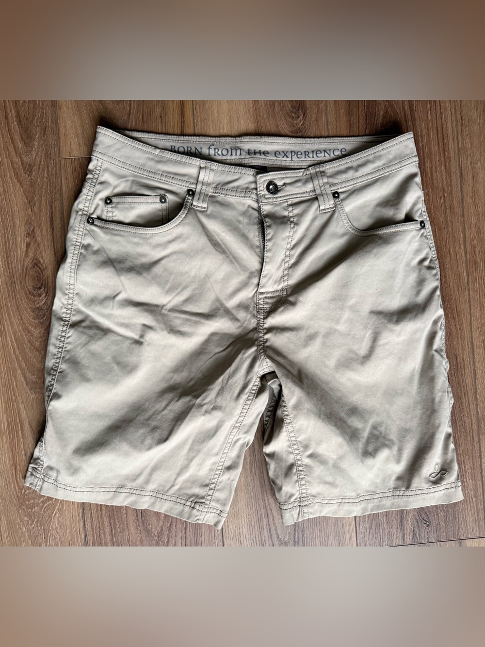 Prana Shorts Mens 34x9L Brion Performance Hiking Outdoor Camp Tech Chino Stretch